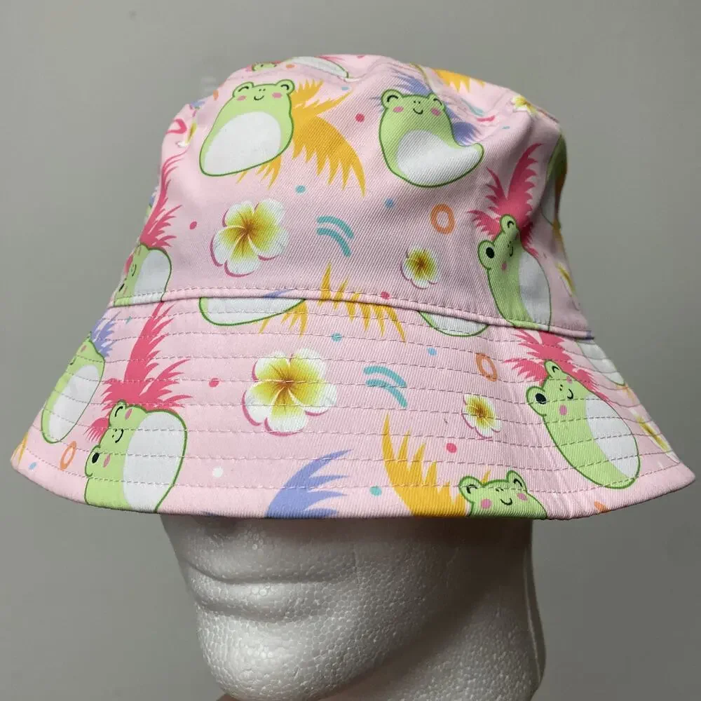 Wendy Frog Squishmallows Sun Bucket Hat Kids One Size Fits Most‎